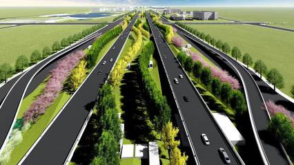 新进展! 成都天府国际机场配套市政工程正式竣工，城市动脉全面贯通